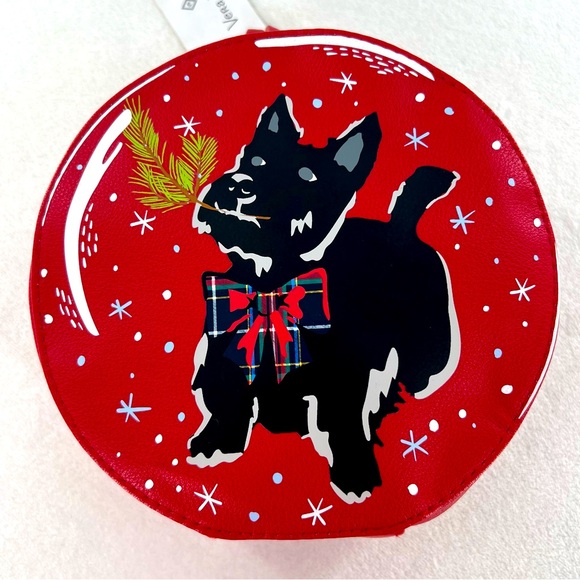 NWT Vera Bradley Whimsy Cosmetic Case w/Scottie Dog - Picture 6 of 11